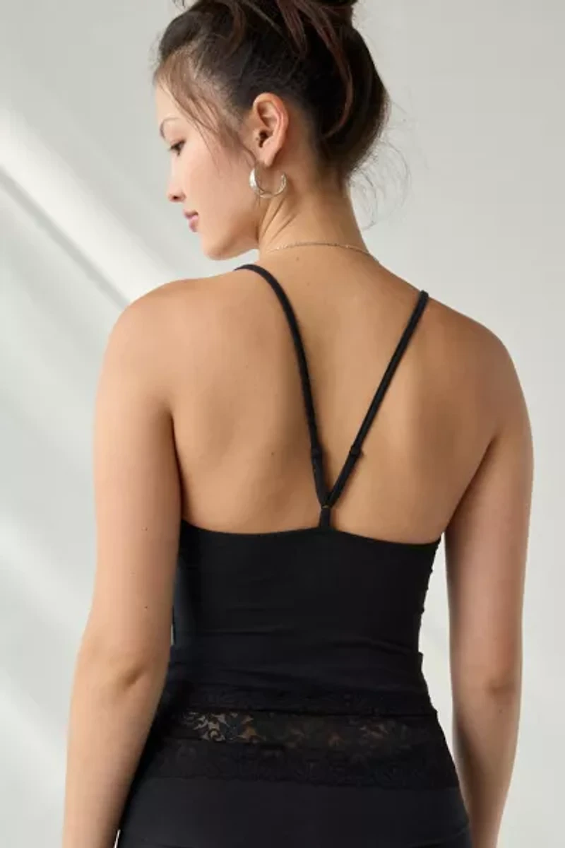Out From Under Bec Lace Trim Cropped Cami