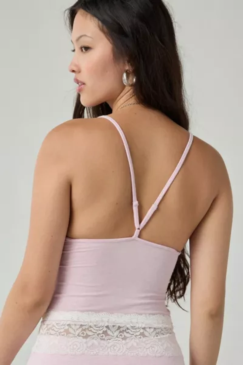 Out From Under Bec Lace Trim Cropped Cami