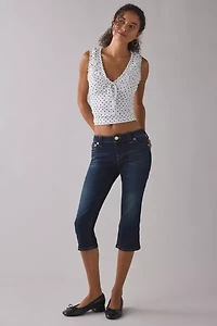 True Religion Low-Rise Capri Jean