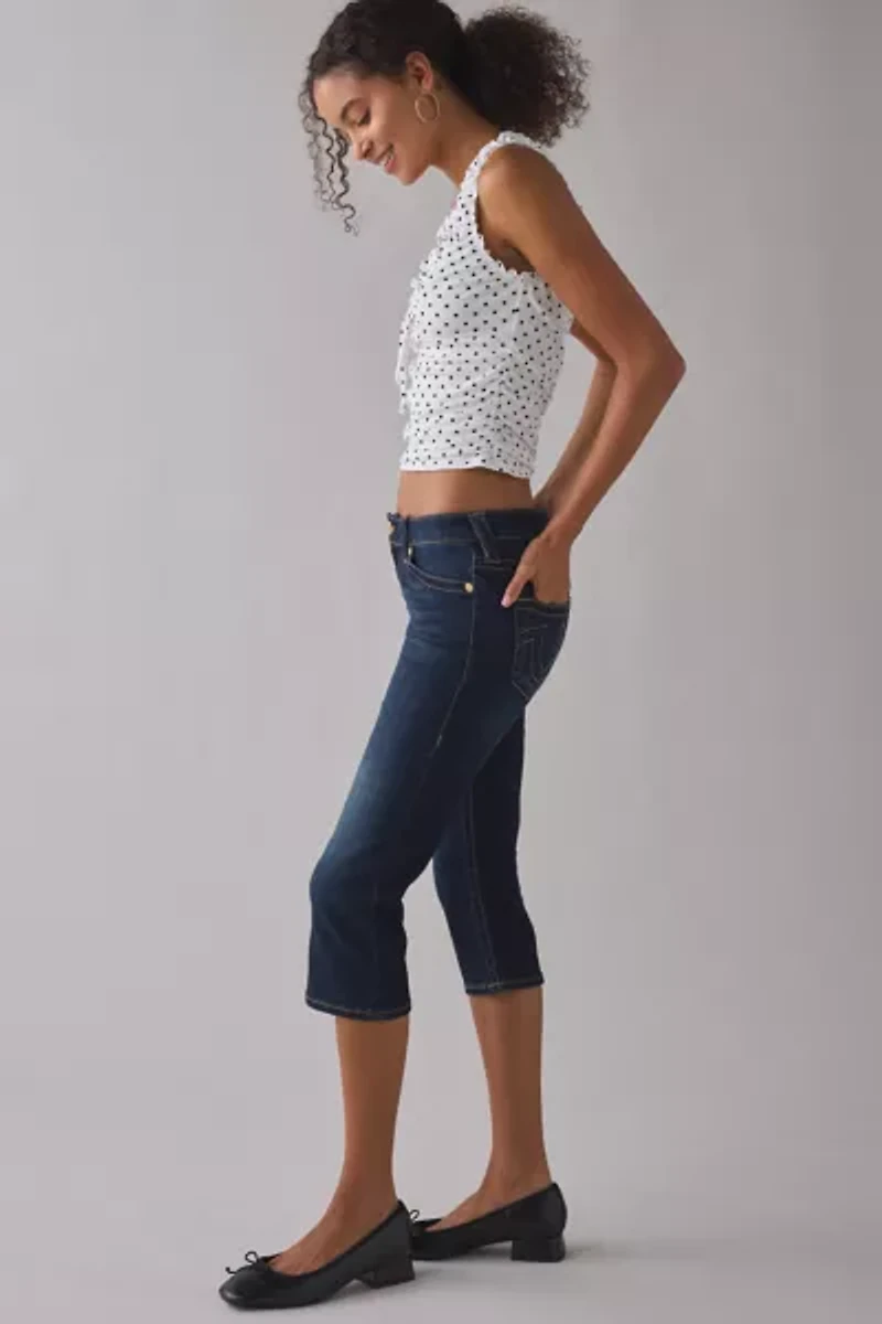 True Religion Low-Rise Capri Jean