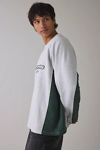 iets frans… Sports Panel Heavyweight V-Neck Sweatshirt