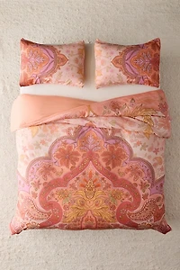 Saffron Paisley Floral Duvet Cover