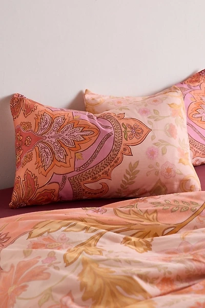 Saffron Paisley Floral Sham Set