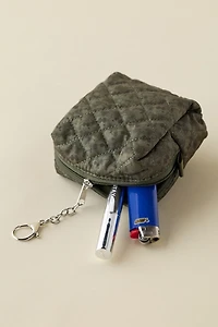 Peanuts Snoopy Mini Quilted Storage Pouch Keychain