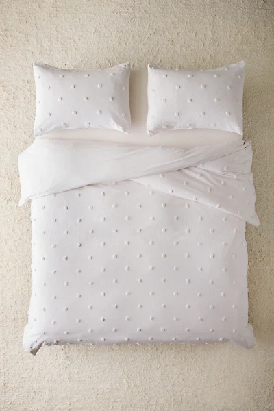 Layla Tufted Polka Dot Duvet Cover
