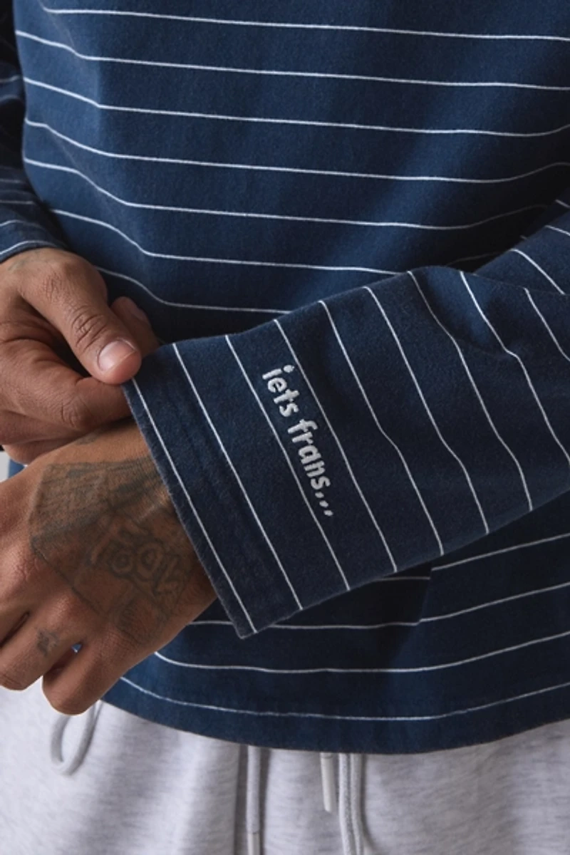 iets frans… Striped Long Sleeve Tee