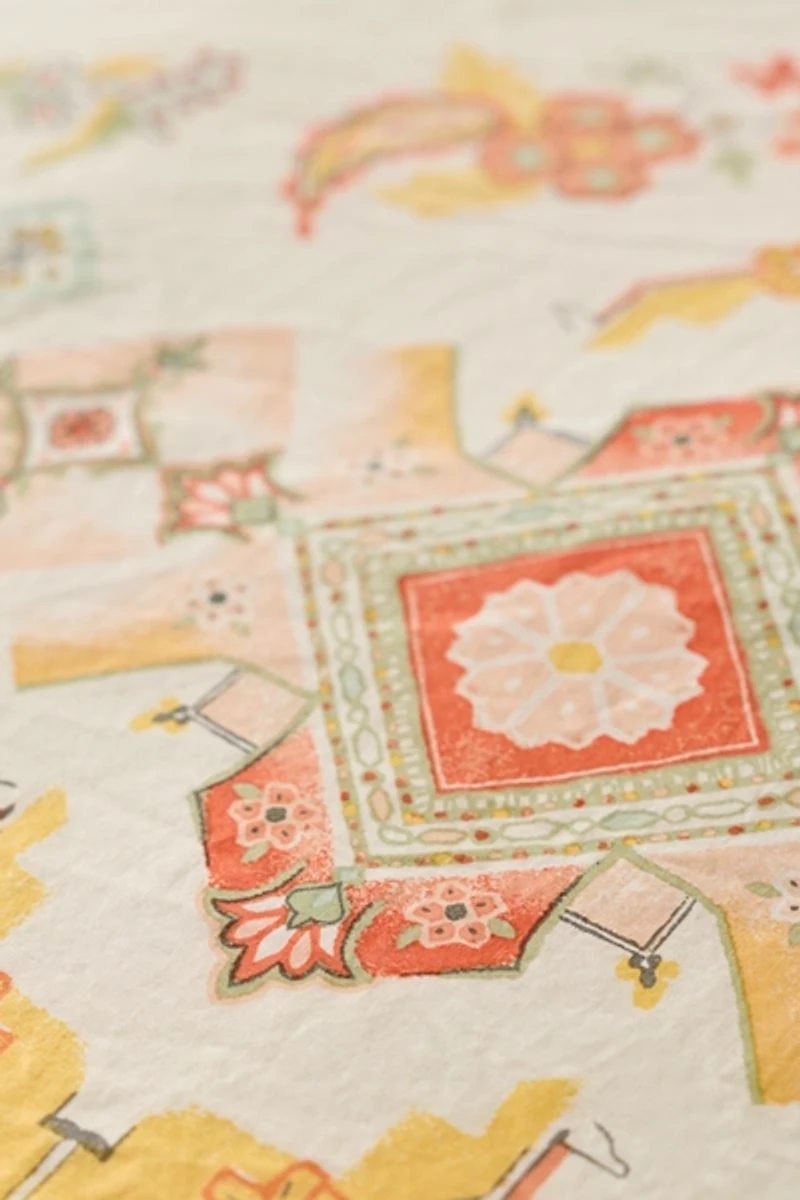 Acacia Medallion Rug Patterned Duvet Cover Set