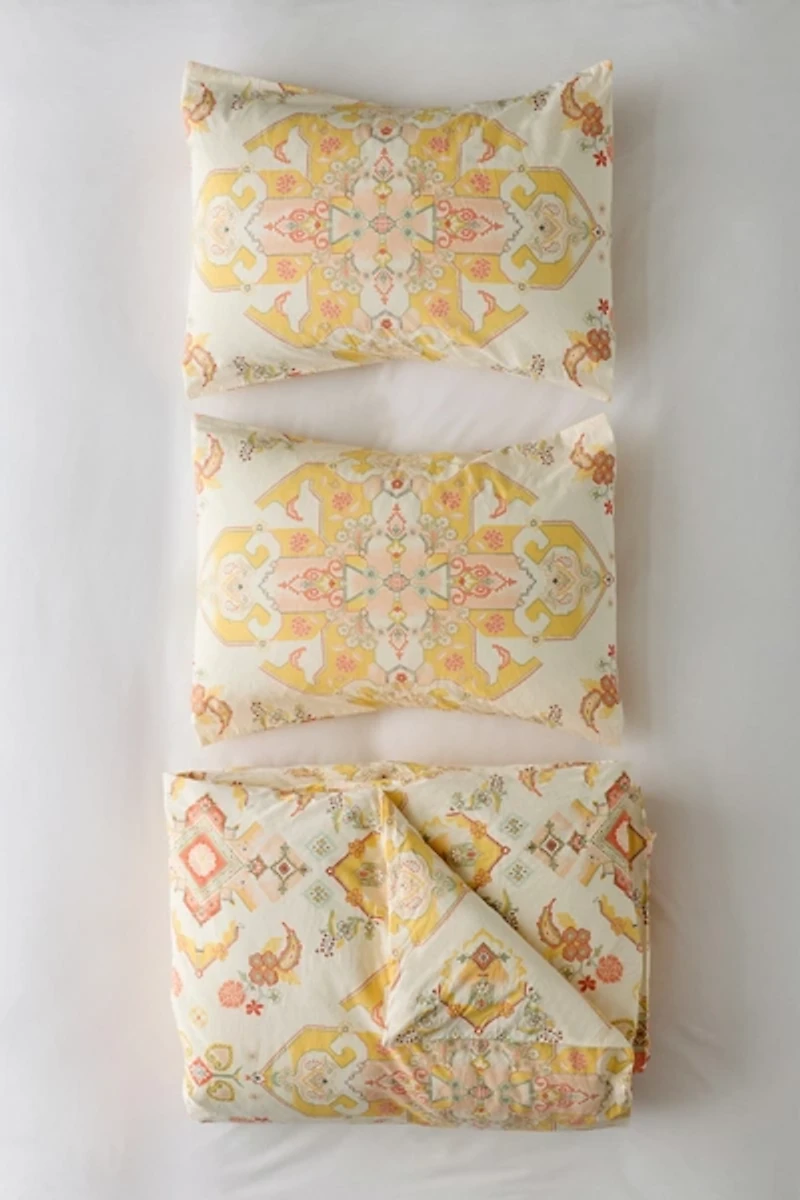 Acacia Medallion Rug Patterned Duvet Cover Set