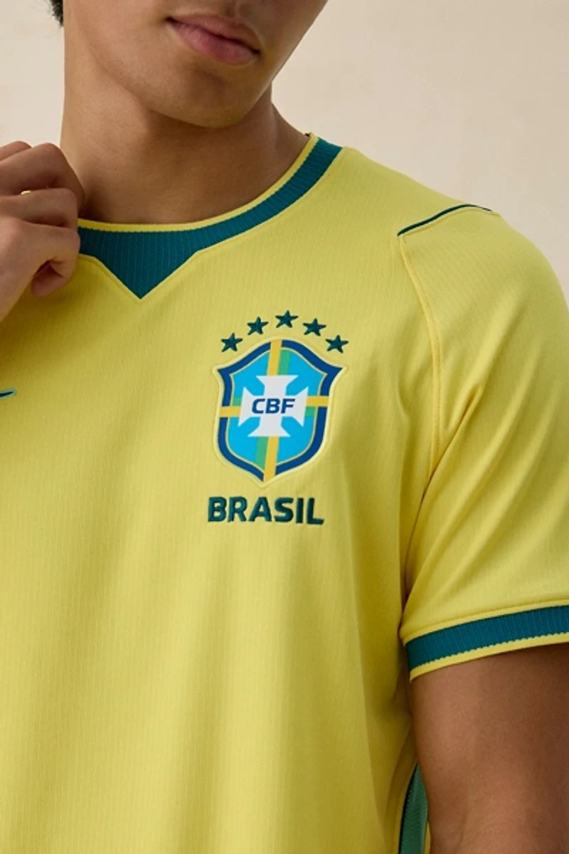 Nike Brazil 2026 Stadium Home Dri-FIT Soccer Replica Jersey