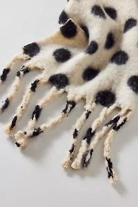 Polka Dot Woven Scarf