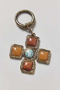 Orion Stone Cross Keychain