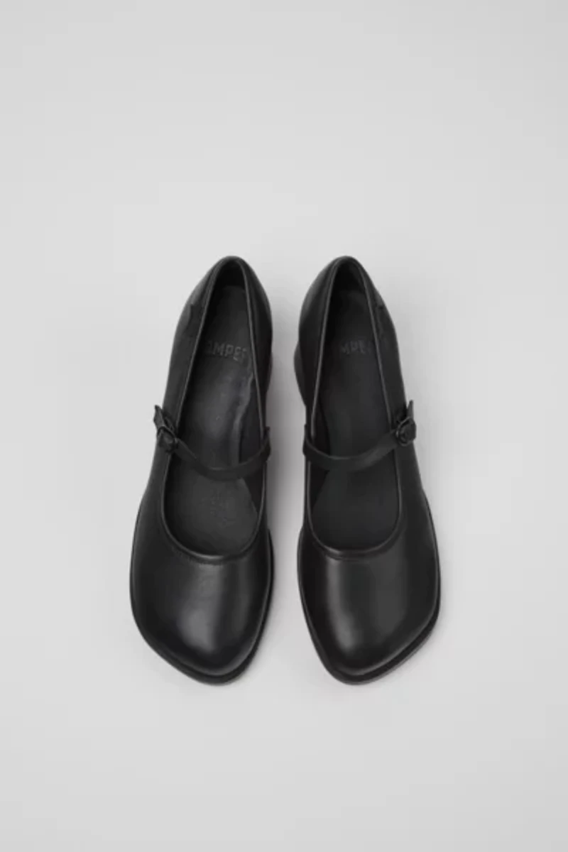 Camper Kora Leather Mary Jane Heel