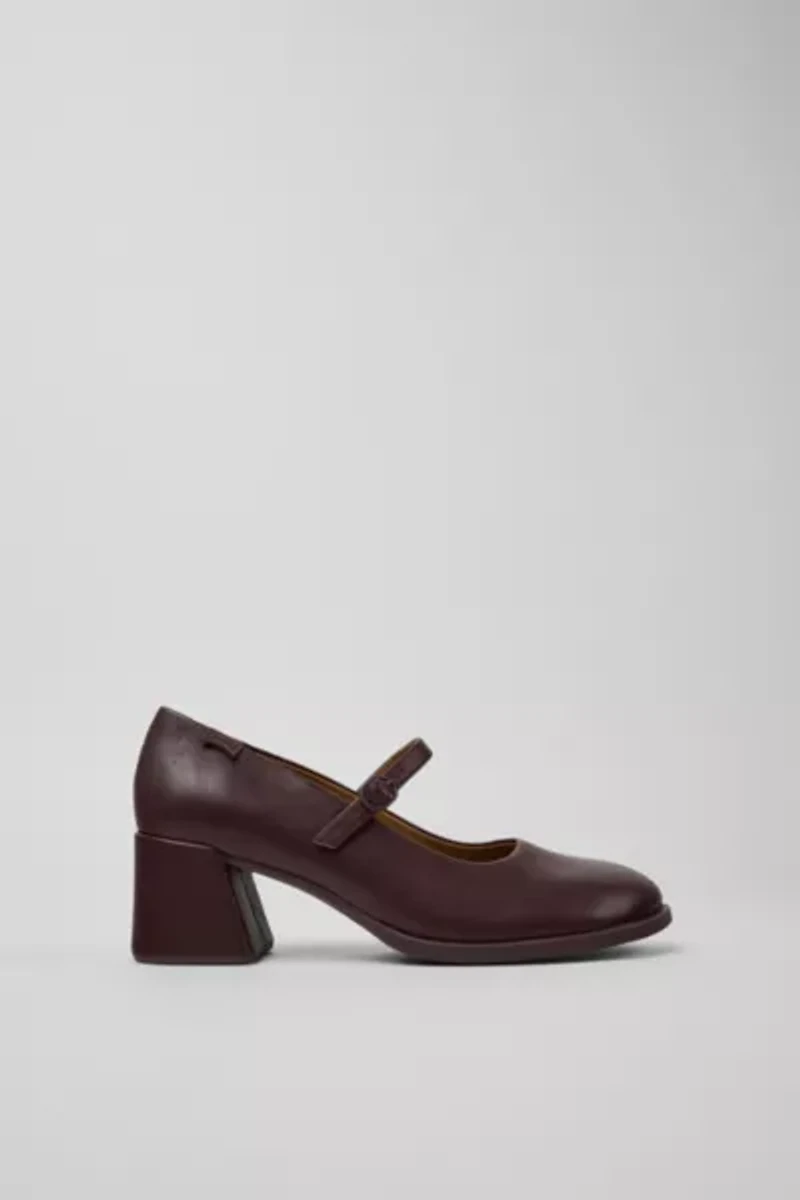 Camper Kora Leather Mary Jane Heel