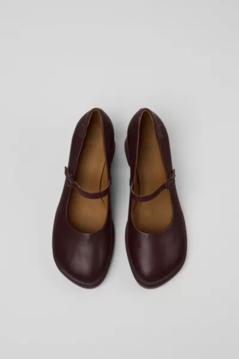 Camper Kora Leather Mary Jane Heel