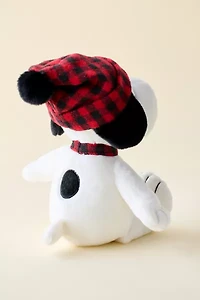 Peanuts Snoopy Winter Plaid Hat Plushie