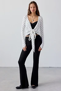 Out From Under Bec Plunging Surplice Cropped Cami