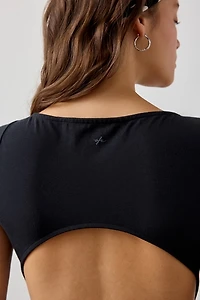 Out From Under Bec Open Back Tie-Bow Romper