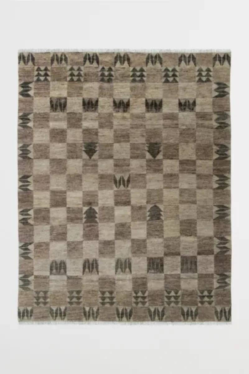 Revival Mackintosh Hand-knotted Wool Rug