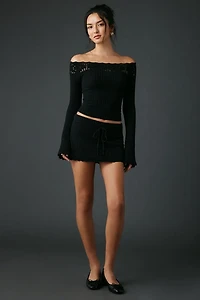 Kimchi Blue Sweet Sunset Sweater Skirt 2-Piece Set