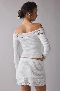 Kimchi Blue Sweet Sunset Sweater Skirt 2-Piece Set