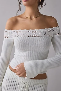 Kimchi Blue Sweet Sunset Sweater Skirt 2-Piece Set