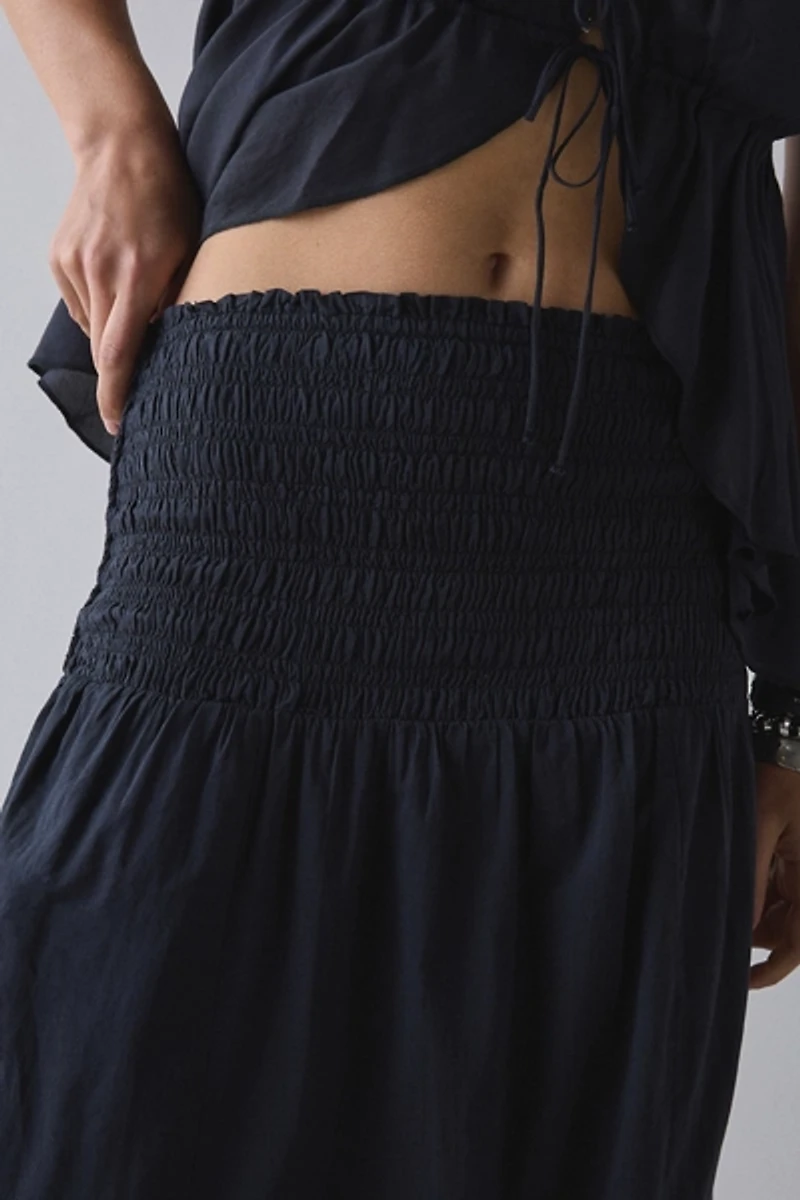 Kimchi Blue 2 For 1 Convertible Lace Trim Smocked Dress