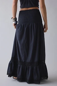 Kimchi Blue 2 For 1 Convertible Lace Trim Smocked Dress