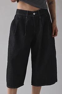 BDG Jax Cropped Pleated Cocoon Mid-Rise Jean