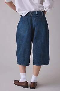 BDG Jax Cropped Pleated Cocoon Mid-Rise Jeans