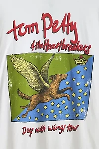 Tom Petty & The Heartbreakers Dogs With Wings Tour Graphic Tee