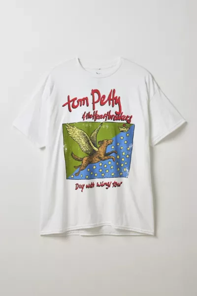 Tom Petty & The Heartbreakers Dogs With Wings Tour Graphic Tee