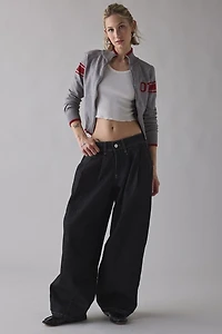 BDG Jax Pleated Cocoon Mid-Rise Jean