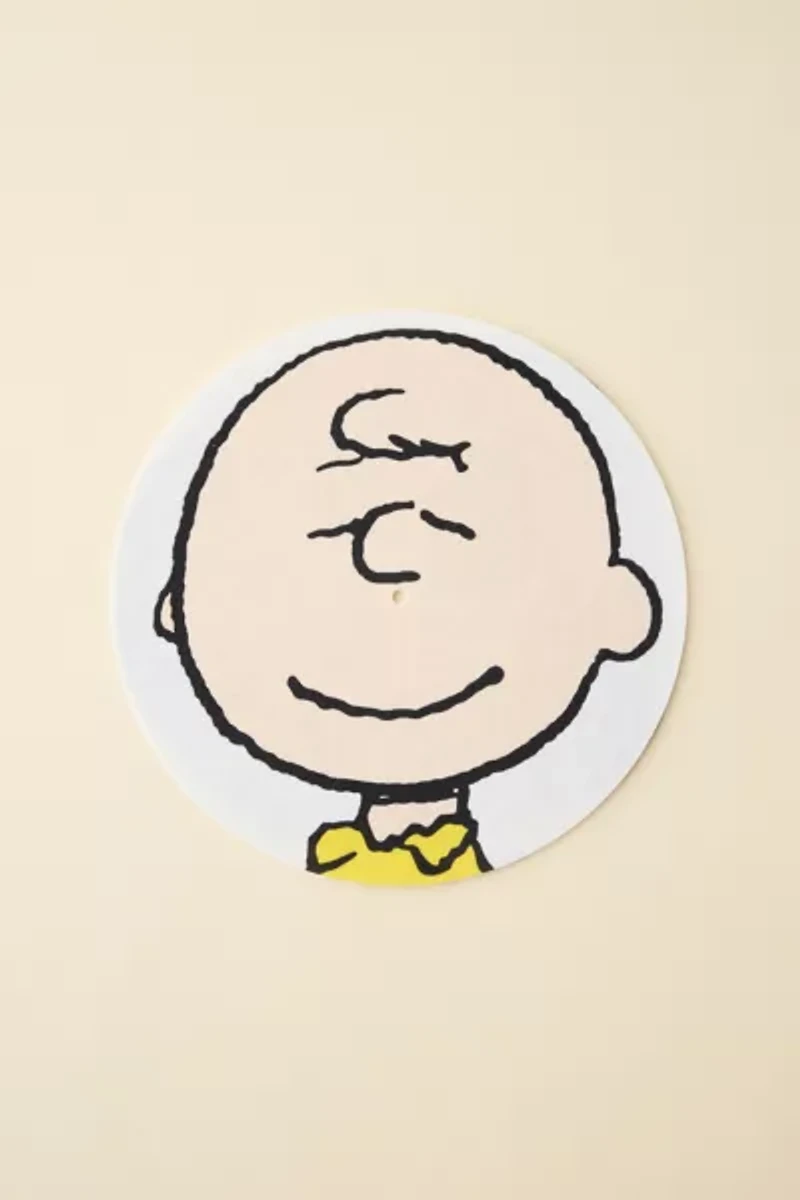 Peanuts Snoopy Charlie Brown Portraits Turntable Slipmat