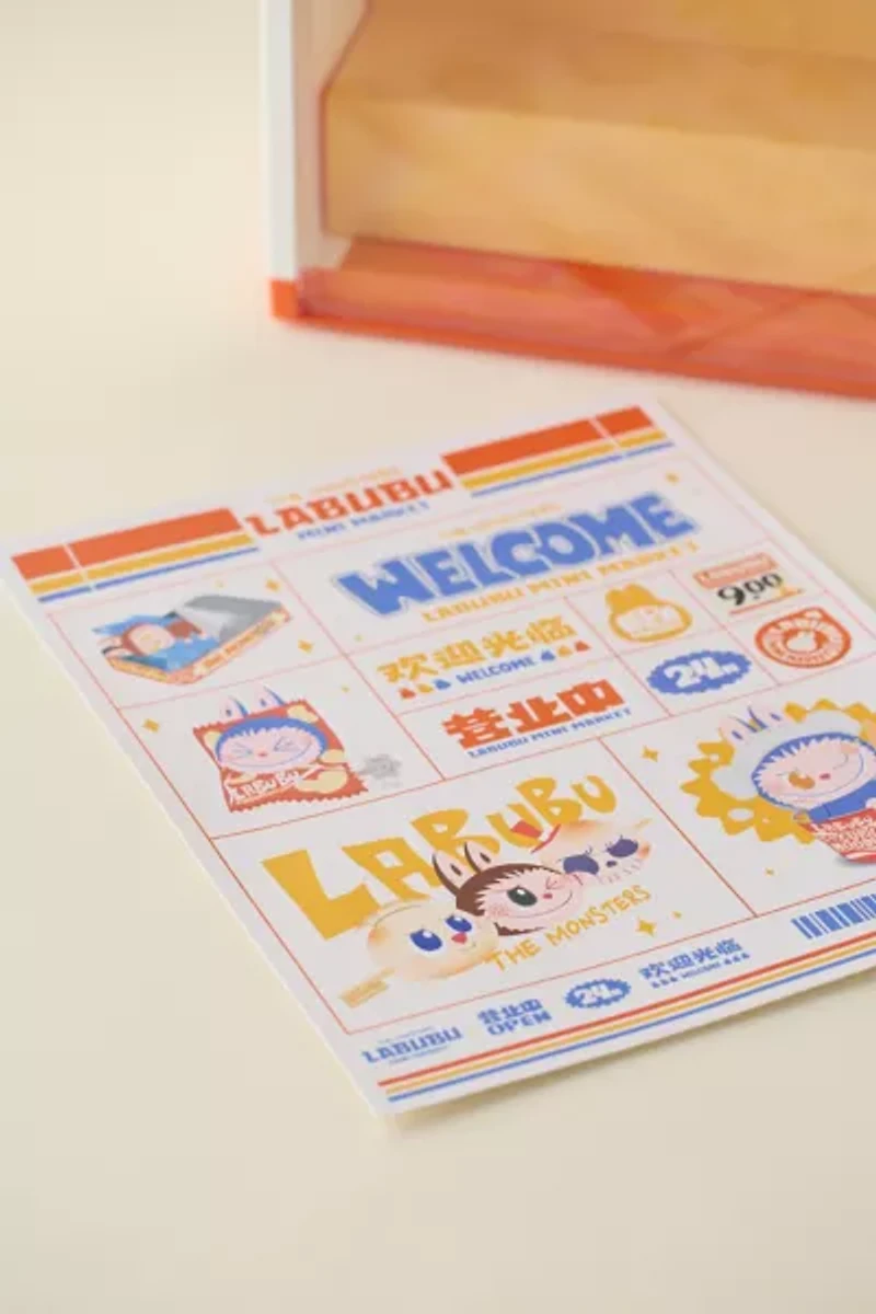 POP MART The Monsters Wacky Mart Series Labubu Display Case