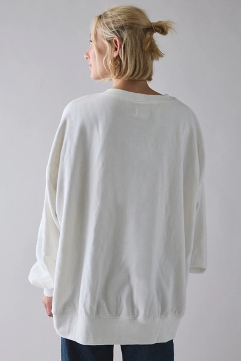 BDG Gemma So Snacky Graphic Oversized Crew Neck Pullover