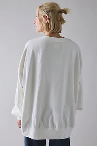 BDG Gemma So Snacky Graphic Oversized Crew Neck Pullover