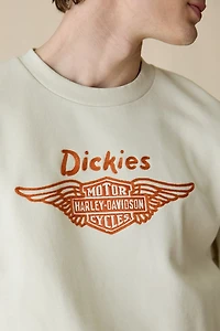 Dickies X Harley Davidson Logo Graphic Crew Neck Sweatshirt