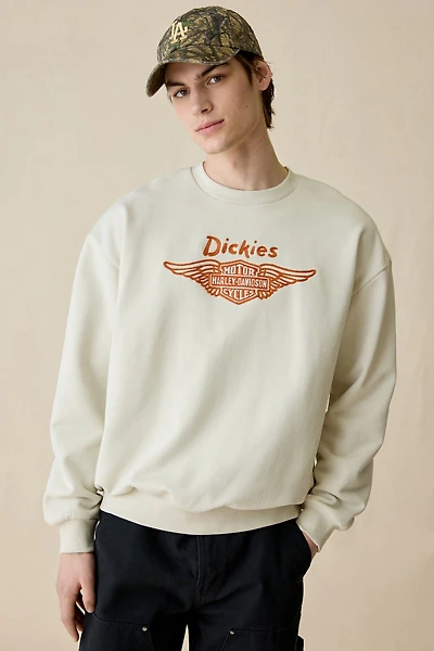 Dickies X Harley Davidson Logo Graphic Crew Neck Sweatshirt
