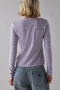 BDG Star Applique Graphic Long Sleeve Spill The Tee