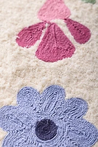 Bloom Floral Shaggy Tufted Runner Rug