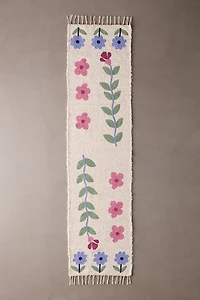 Bloom Floral Shaggy Tufted Runner Rug