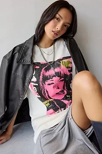 Candy Magazine Graphic Oversized T-Shirt Dress