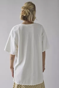 Paris Cherries Polka Dot Graphic Oversized Tee