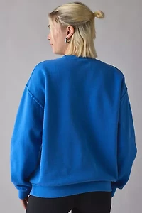 Le Ski Refuge Les Grands Mulets Graphic Crew Neck Pullover