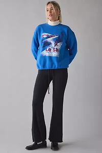 Le Ski Refuge Les Grands Mulets Graphic Crew Neck Pullover