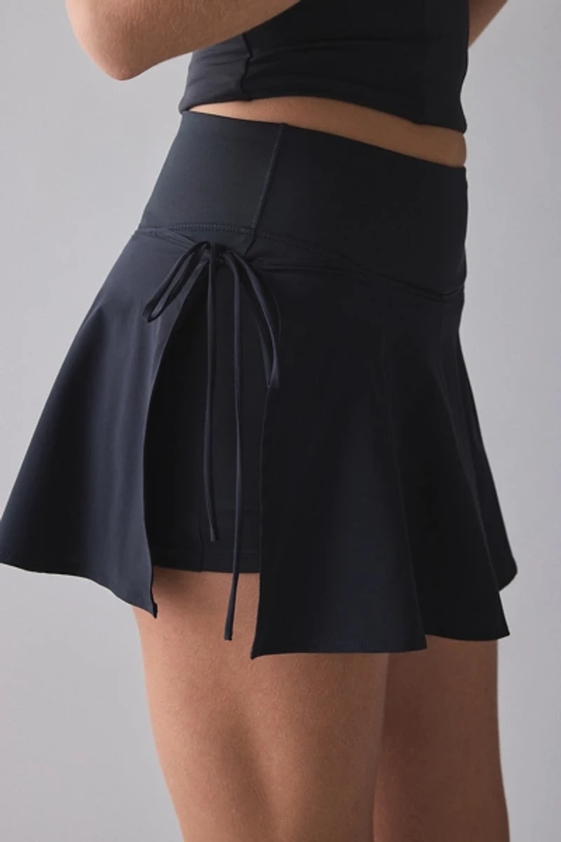 Out From Under Studio Woven Wrap Mini Skort