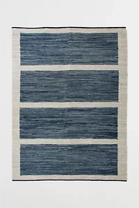 Revival Topstitch Recycled Denim Washable Rug
