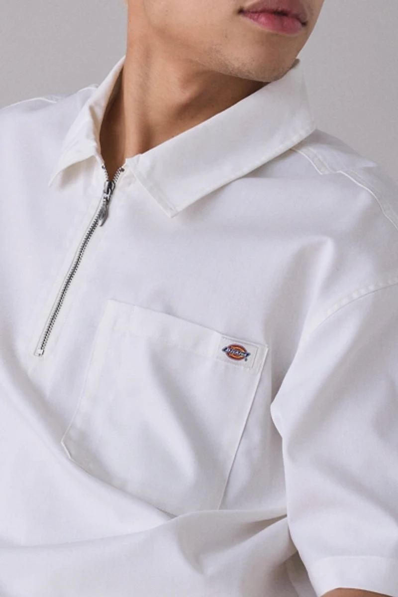 Dickies Cadiz Quarter-Zip Boxy Fit Work Shirt