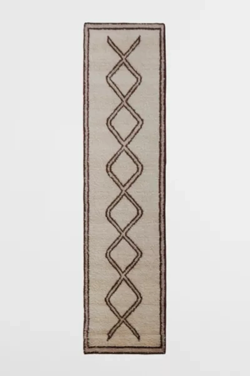 Revival Lais Hand-knotted Shag Wool Rug