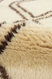 Revival Lais Hand-knotted Shag Wool Rug